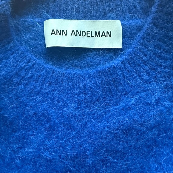 Ann Andelman Blue Alpaca Sweater NWOT - Picture 5 of 6